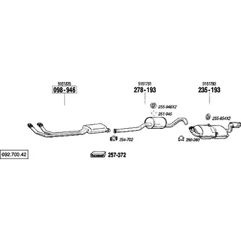nosný (montážní) držák Bosal 251-945