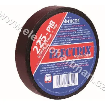 Izolační páska páska 225 PIB Electrix 38mm x 10m samospojitelná -40 až +90°C