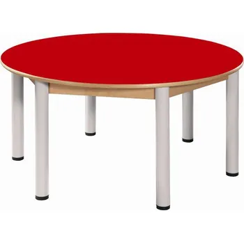 Jídelní stůl Stůl kruh průměr 120 cm / výška 36 - 52 cm