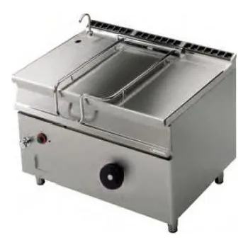 Pánev Smažící plynová pánev 120lt. RM Gastro BR120 912 G (Sklopná pánev s litinovým dnem)