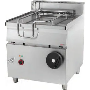 Pánev Smažící plynová pánev 80lt. RedFox BR 90/80 G (Sklopná pánev s litinovým dnem)