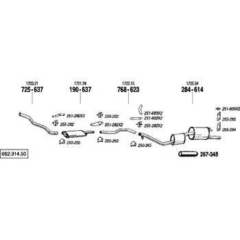 nosný (montážní) držák Bosal 251-682