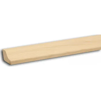 soklová lišta Podlahová lišta č.034 - 30 mm x 18 mm, smrková, ŠS3018C
