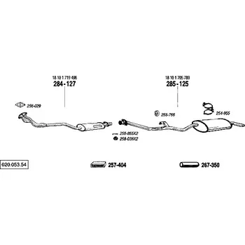 nosný (montážní) držák Bosal 254-955