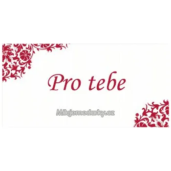 Dárková visačka komplimentka k dárku: Pro tebe