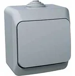 tlačítko č.1/0 CEDAR PLUS IP44 WDE000611 šedá