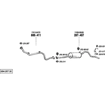 nosný (montážní) držák Bosal 251-017