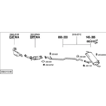 Pryž závěsná guma Bosal 255-820
