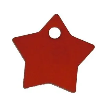 psí známka Pelisport Psí známka Hvězda červená hvězda