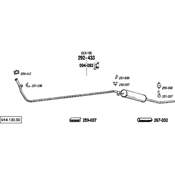 nosný (montážní) držák Bosal 251-036