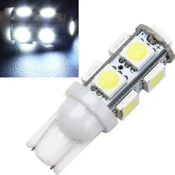 Autožárovka LED žárovka 12V 5W W2,1x9,5d čirá 9xLED5050