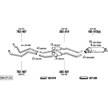 nosný (montážní) držák Bosal 251-968