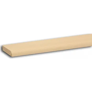 soklová lišta Podlahová lišta č.032 - 50 mm x 10 mm, vnitřní, smrková, ŠS5010A