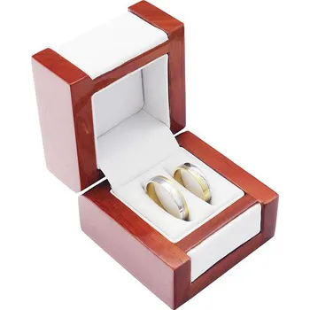 Dárková krabička Dřevěná dárková krabička na snubní prsteny DN-2/NA/A1