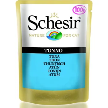 Krmivo pro kočku Recenze Schesir Cat kapsička tuňák 100 g