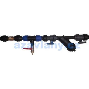 Instalatérský materiál Hlavní sestava 40 mm s filtrem, rychlospojkou na kompresor a zpětnou klapkou, (Hlavní sestava 40 mm s rychlospojkou na kompresor, filtrem a zpětnou klapkou, PN 8)