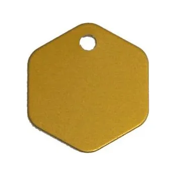 psí známka Pelisport Psí známka Šestihran zlatá známka