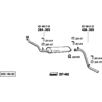 nosný (montážní) držák Bosal 251-014
