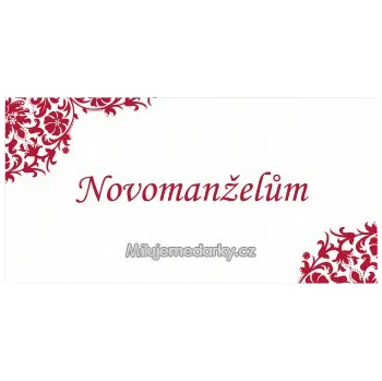 Dárková visačka komplimentka k dárku: Novomanželům