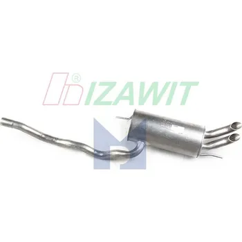 Zadní díl výfuku Výfuk VW Transporter IV Syncro 4x4, 2.4D a 2.5TDi, zadní díl IZAWIT 23080