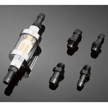 Palivový filtr Highway Hawk Univerzální palivový filtr Highway Hawk se skleněnou stěnou, chrom