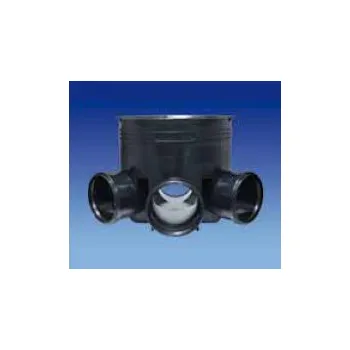 Kanalizační potrubí Šachtové kanalizační dno T2 400 / 160 mm revizní RVDPL plastové T2 rozvětvené