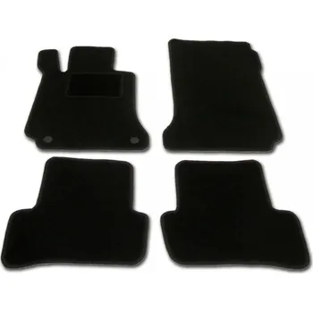 autokoberec Carvin Textilní autokoberce Mercedes C-Klasse W/S 204 2007- Obšití: Zelený lem, Fixace: Bez fixací