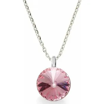 Náhrdelník Lafira stříbrný přívěsek Rivoli Rose 1022