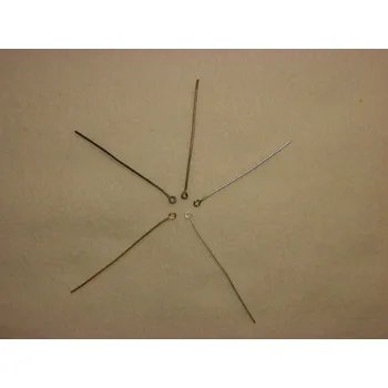 Materiál na výrobu šperku Ketlovací jehla 50mm Galvanizace: staroměď