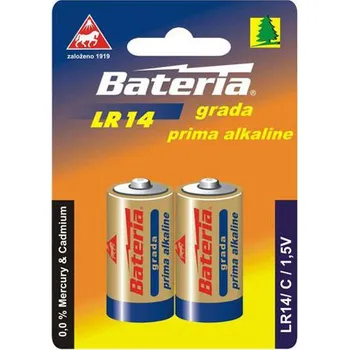 Článková baterie Baterie Grada prima alkaline LR14, C, 2 ks