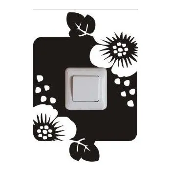 samolepka Merci-shop. Samolepka na zeď, vypínač - Vzor 64 vlčí mák ( 17 x 22 )