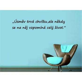 samolepka Merci-shop. Samolepka na zeď - Citát 3 ( 60 x 12 cm )