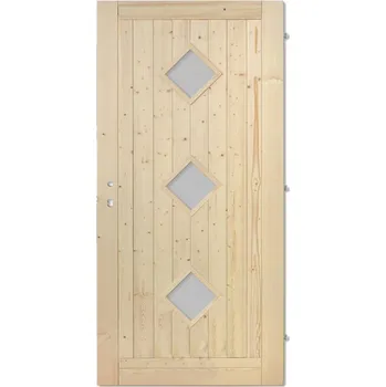 Vchodové dveře SOFT zateplené palubkové dveře Fabien (zateplené palubkové dveře Fabien)