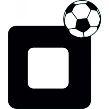 samolepka Merci-shop. Samolepka na zeď, vypínač - Fotbal ( 15 x 18 cm )