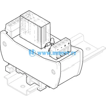 Relé RD1-12-32, cívka relé 12V=, 2P, 250V~ / 5A