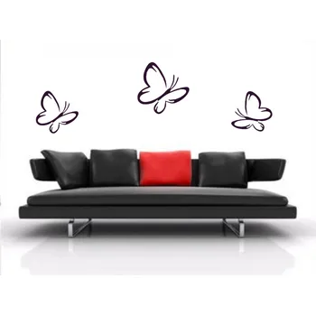 samolepka Merci-shop. Samolepky na zeď- Motýlek 45 C ( 1 ks 30 x 30 cm,2 ks 15 x 15 cm )