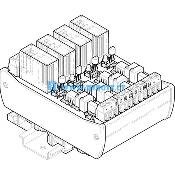 Relé RA4-24-21, 4 x relé aktivní 1P, 250V~ / 5A