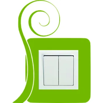 samolepka Merci-shop. Samolepka na zeď, vypínač - Vzor 10 ( 16 x 20,5 cm )