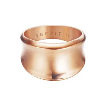 Prsten Prsten Esprit Curved Rose ESRG-12382C Obvod 60 mm
