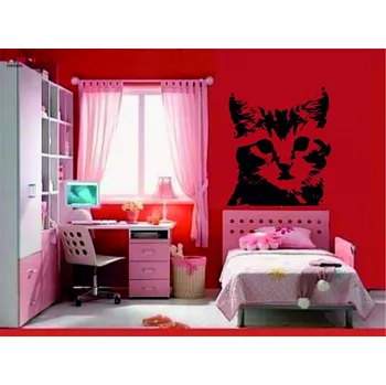 samolepka Merci-shop. Samolepka na zeď - Kočka Mourek 30 x 34 cm