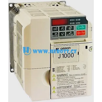 Frekvenční měnič OMRON J1000, měnič frekvence 3.0kW, typ JZA43P0BAA