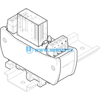 Relé RD1-24-31, cívka relé 24V=, 1P, 250V~ / 5A