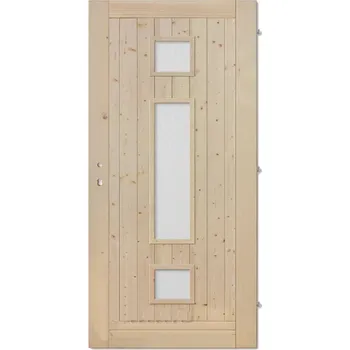 Vchodové dveře SOFT Etien 80/197/4,5 cm L přírodní