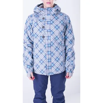 betty rides Dámská street zimní bunda lucky plaid private parka sky plaid