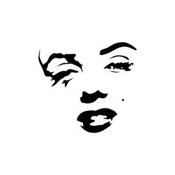 samolepka Merci-shop. Samolepka na zeď - Marilyn Monroe ( 65 x 60 cm )