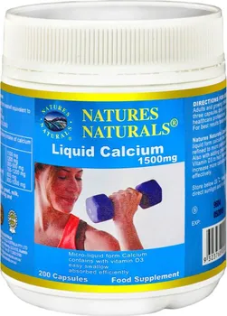 Kloubní výživa Australian Remedy Liquid Calcium 1500 mg 200 cps.