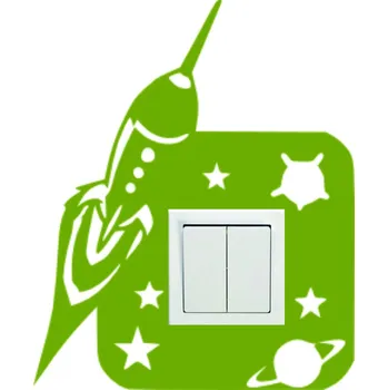 samolepka Merci-shop. Samolepka kolem vypínače Raketa ( 22 x 26 cm )