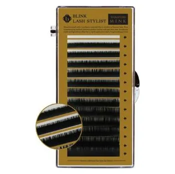 Umělé řasy Mix různých délek v krabičce 7-14mm, 12řad BLINK LASH