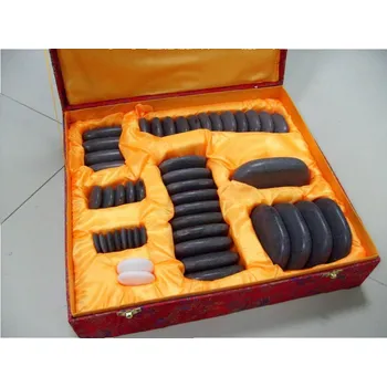 Masáž Modom Lávové masážní kameny Basalt 46 ks