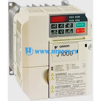 Frekvenční měnič OMRON J1000, měnič frekvence 0.4kW, typ JZA40P4BAA